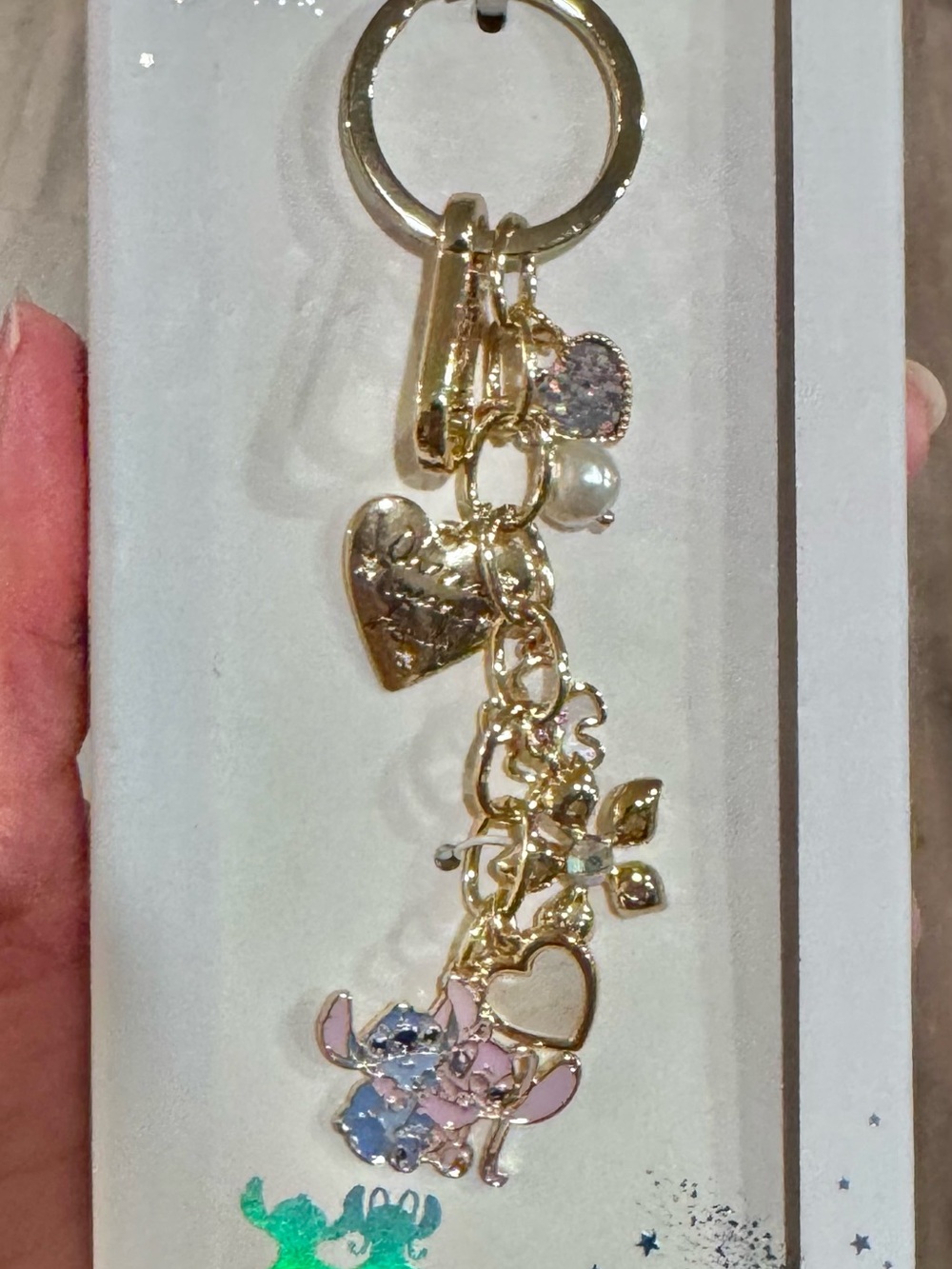 Disney Stitch and Angel Ohana Keychain bag charm - Picture 3 of 4